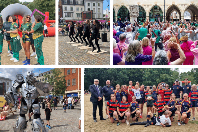 Some of the events for the Women's Rugby World Cup last year