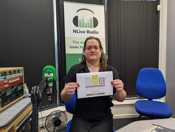 Station Manager Rebecca Steers in the NLive Radio studios