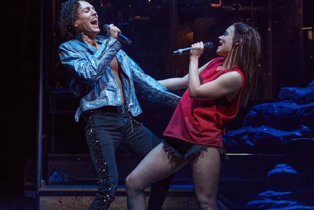 Glenn Adamson as Strat & Katie Tonkinson as Raven in Bat Out Of Hell