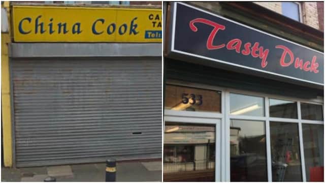 These are the top local Chinese takeaways you have chosen.