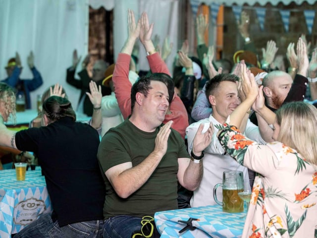 Oktoberfest celebrations at Delapre Abbey on Friday October 14, 2022.