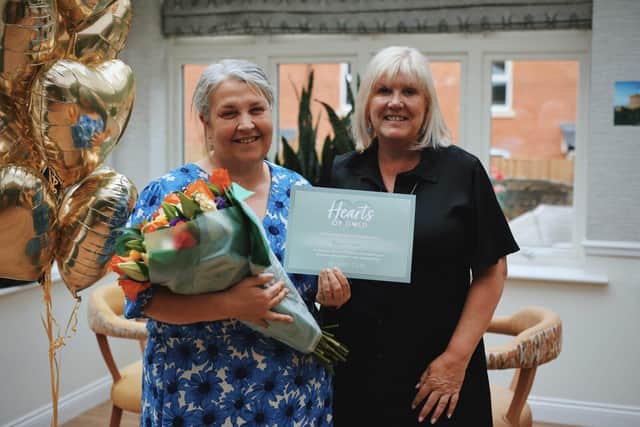 Home Manager Rhiannon Crofts and CEO Caroline Roberts