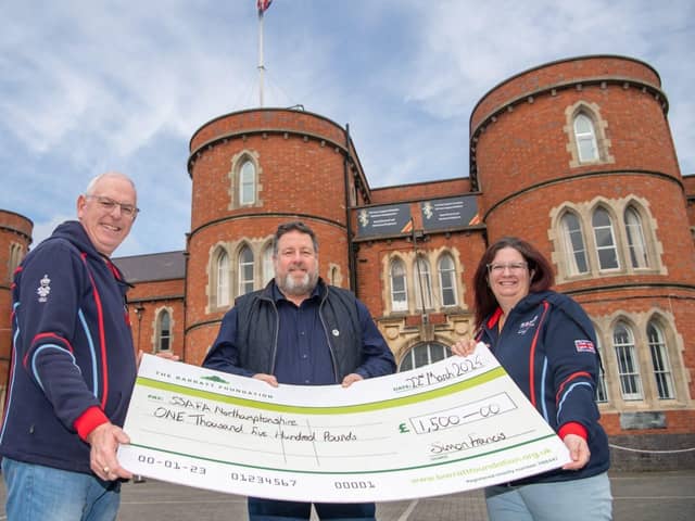 SSAFA volunteers receiving Barratt's funding