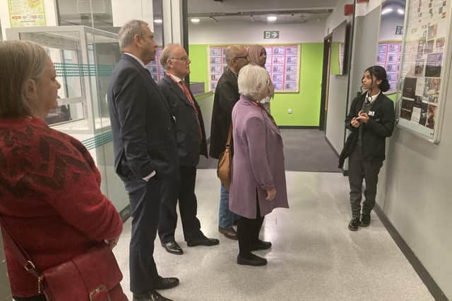 Cultural Inclusion Committee member Atifa led a tour of the school