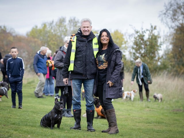 Owners and their pets met for the annual Halloween Walk for the annual event organised by the French Bulldog Meet and Walk Northampton group