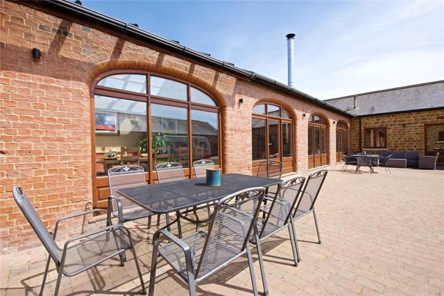 Traditional features such as beams and oak flooring can be seen throughout this £2.5 million property.
