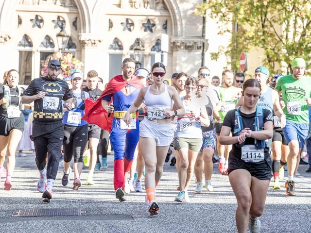 Hundreds of runners took part in the half marathon on Sunday September 15, 2024.