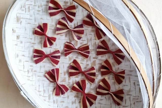 Just one of the innovative pasta shapes Carmela has created as a pastaia.