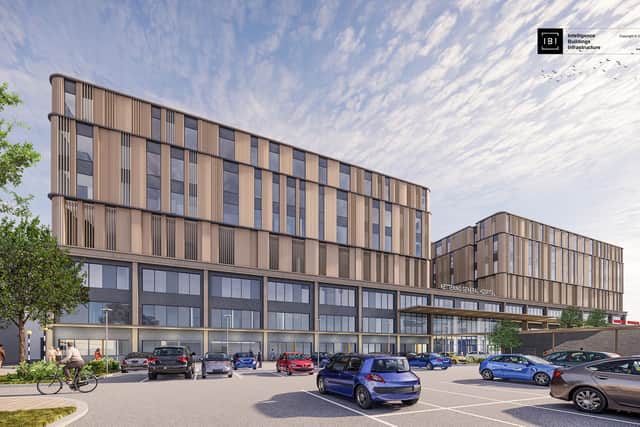 Kettering General Hospital - an artist's impression of the new facility