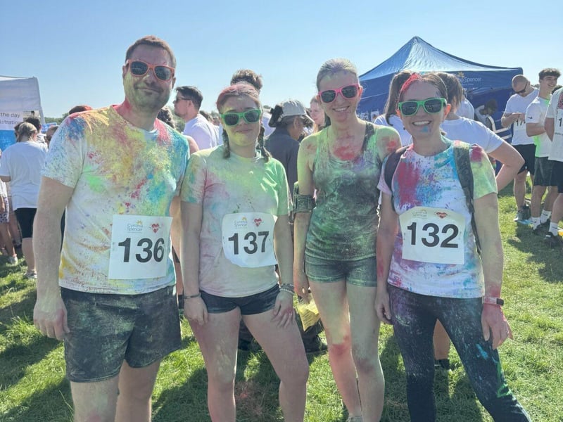 An explosion of colour and fun at Northampton Colour Run