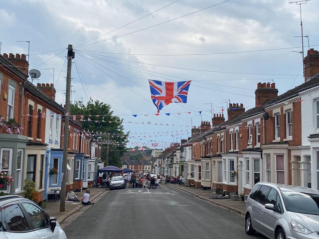 A DJ was playing and drinks were flowing in Edinburgh Road, Kingsthorpe.