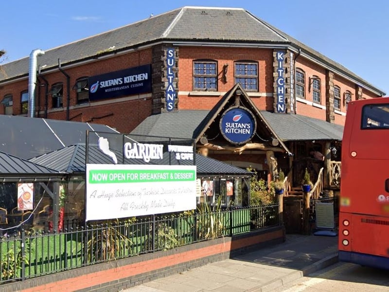 Sultan's Kitchen was given a two-star food hygiene rating and was told improvement is necessary at its last inspection on December 12.