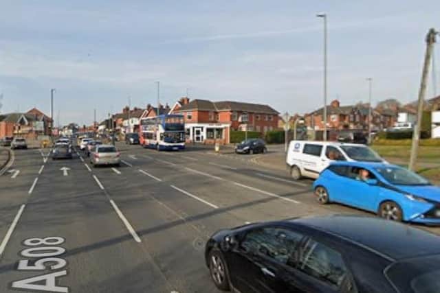 The collision happened in Harborough Road, close to its junction with Cranford Road.