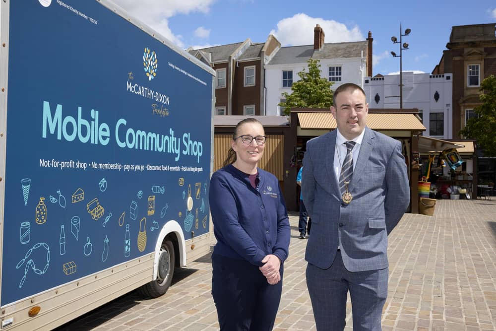 The McCarthy-Dixon Foundation has opened the shop, which offers a range of food and household items, in a bid to help "household budgets stretch further".