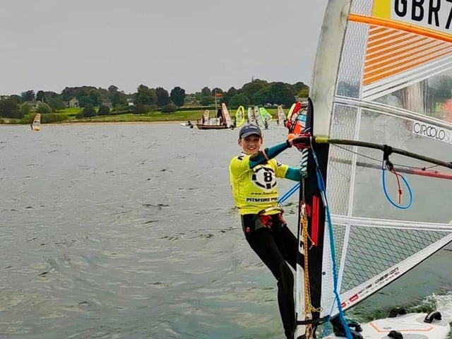 Holly (Year 8) Windsurfing National Champion