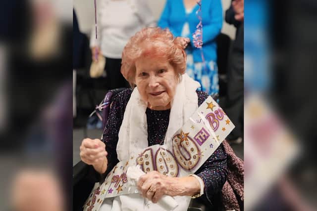 Beryl Green turned 100 on May 24, 2025. Photo: Facebook/Dementia Sings Out.