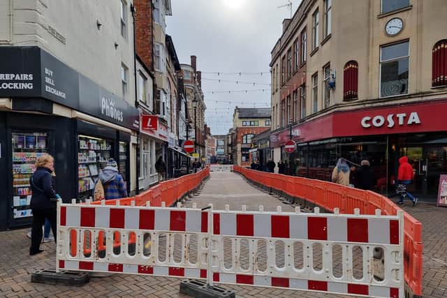 These are the works which started in Fish Street on Monday (February 26)