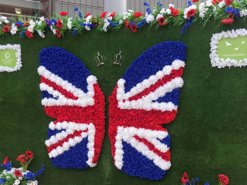 Rushden Lakes' butterfly wall has had a summer makeover and will make a perfect backdrop for pictures and selfies between now and September. The wall is now adorned with sunflowers - post your snaps with the sunflowers using the hashtag #My RushdenLakes