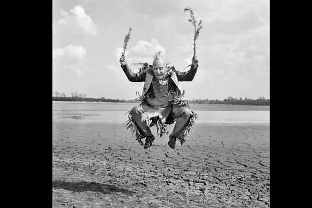 Pitsford Resvervoir in 1976 - a rain dance was performed during the drought