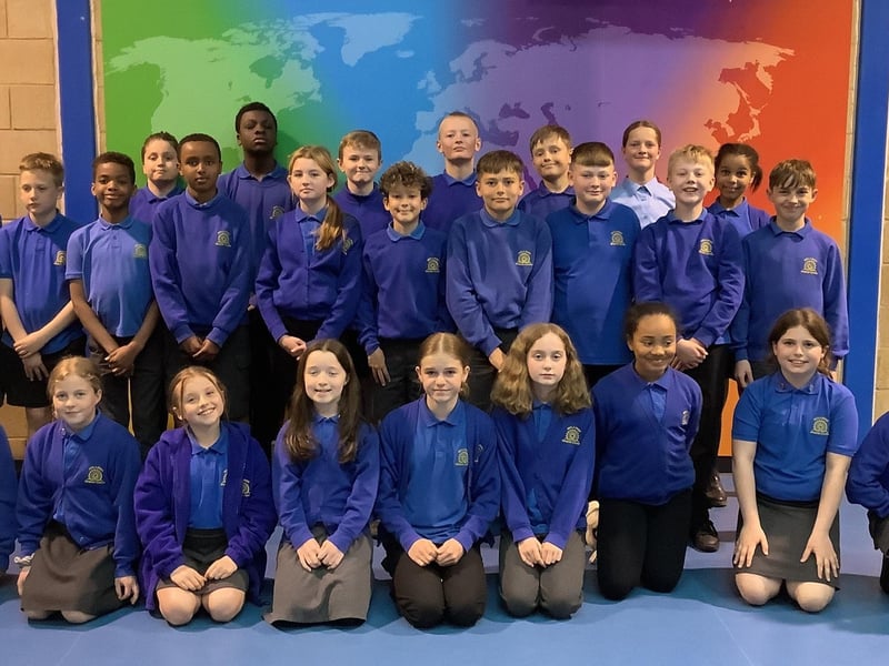 Year 6 leavers from class 6NM at Millway Primary School.