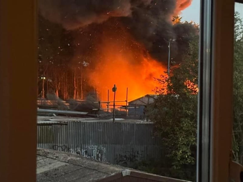Firefighters tackled a blaze in St Andrew's Road from around 8.30pm on Tuesday August 20. Nobody was hurt.