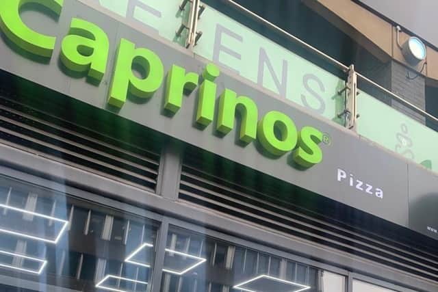 Caprinos Pizza is in Marefair