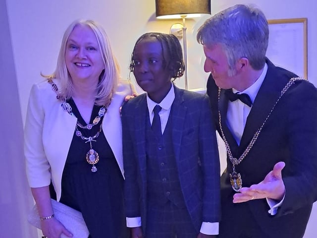 Prince Karanja performed "we are the world" during the Gala event