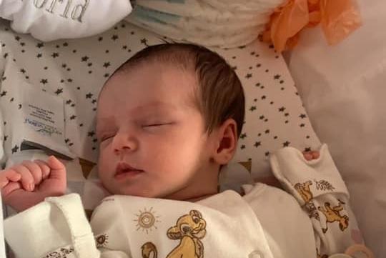 Ezmae-Faith Eve born at 6.13am on July 3 at Northampton General Hospital, weighing 6lbs 14oz.