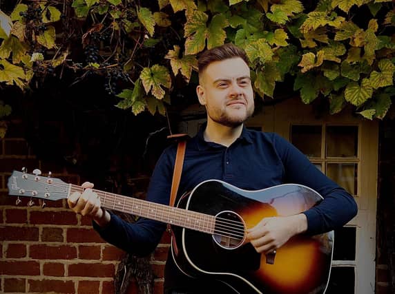 Open Mic Night organiser George Welsford gearing up for the special Christmas edition event at The Althorp Coaching Inn on December 27.