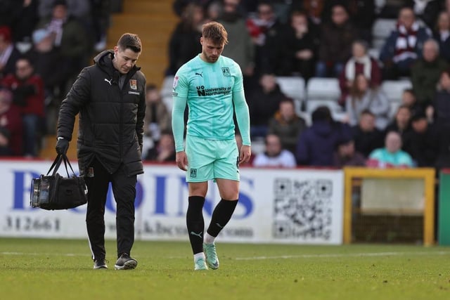 Looked out-of-sorts from the moment he collided with Guthrie just 90 seconds in and he limped off after 22 minutes. Cobblers could do without losing him for any significant period of time... 4.5
