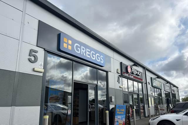 The new supersized Greggs has seating for 26 people in Caswell Road, Brackmills