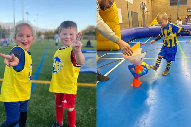 The Football Fun Factory launched in Northampton in September 2025 and already has 200 children "running around with smiles on their faces".