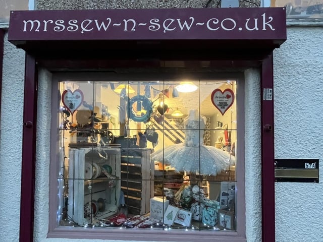 Mrs Sew ‘n’ Sew is a garment alterations, dressmakers and haberdashery shop, located in Haines Road. The business is set to celebrate 14 years open this year, and is run by single mother Amy Stewart. She also offers alterations in bridal and soft furnishings. Not only that, but Amy opened a bridal shop upstairs in her store a year ago – called The Enchanted Atelier.