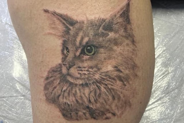 K G House, Unit M4 Kingsfield Way, Dallington, Northampton, NN5 7QS. Br1ght Tattoos was overwhelmingly popular with our readers. One commenter, who shared this photo of her tattoo, said: "This is by Helen and is my cat to the life, she’s insanely talented. Love Molly’s work also. The atmosphere is so chill, it’s definitely the most women-friendly tattoo place I’ve been to, and I’m going back as soon as I’ve saved up!"