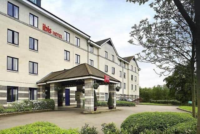 The Ibis hotel near Crick is being used to accommodate more than 160 asylum seekers
