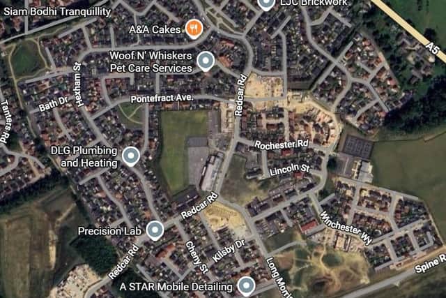 The bird was found dead in Redcar Way, Towcester.