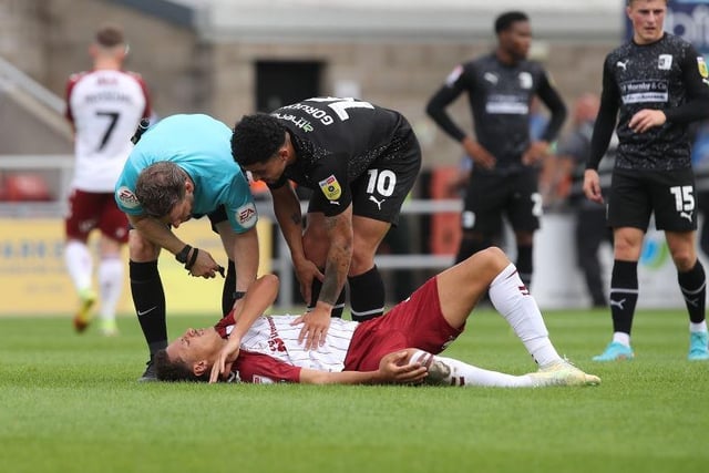 At the end of September Jon Brady said McWilliams, if all goes well, could be back from his groin injury within three weeks. That would put him in the frame to feature against league leaders Leyton Orient next Saturday.