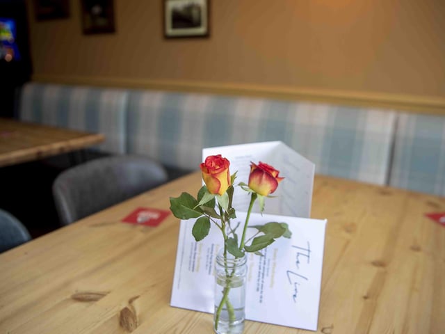The cosy village pub has recently reopened after a stylish new refurbishment