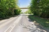 Conkers and stones were thrown from the footbridge in Great Billing Way