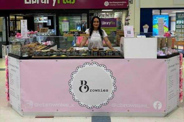 Carly Batty founded CBrownies in April 2020 and began collaborating with Weston Favell Shopping Centre in October last year.