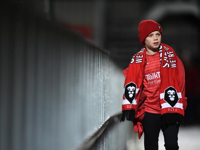 Salford City's record came against Leeds United in the League Cup First Round on 13 August 2019.