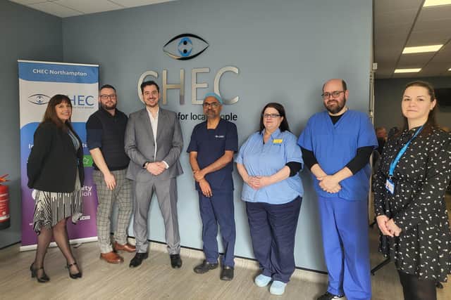 Faye Belgrove – Senior NHS Partnership Executive, Joshua Phillips- Hospital Manager, Mike Reader – MP for Northampton South, Mr Prabhu Tonne – Surgeon, Jennifer Williams - Patient Co-Ordinator, Josh Hoedemaker - Patient Co-Ordinator, and Monica Nitu – NHS Partnership Executive