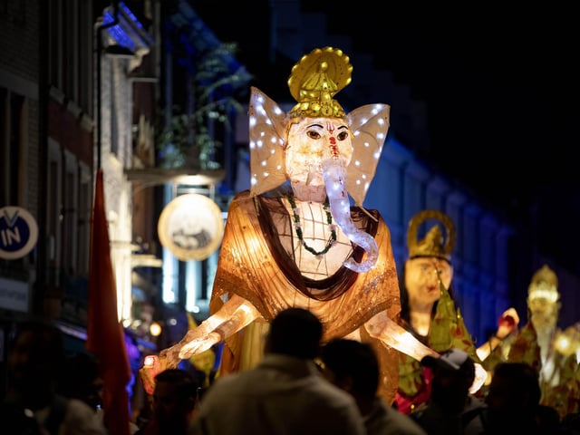Northampton’s annual Diwali Festival of Lights took place on Saturday October 18 at the Market Square