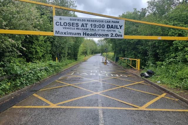 Chronicle & Echo spotted the cameras at the site's entrance this week