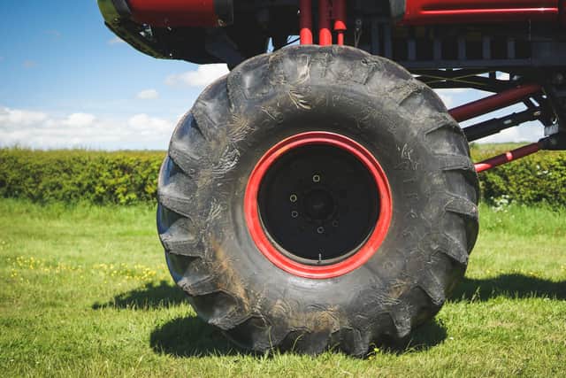 Each of Mayhem's tyres is 66 inches tall and weighs 770kg (Photo: Car & Classic)