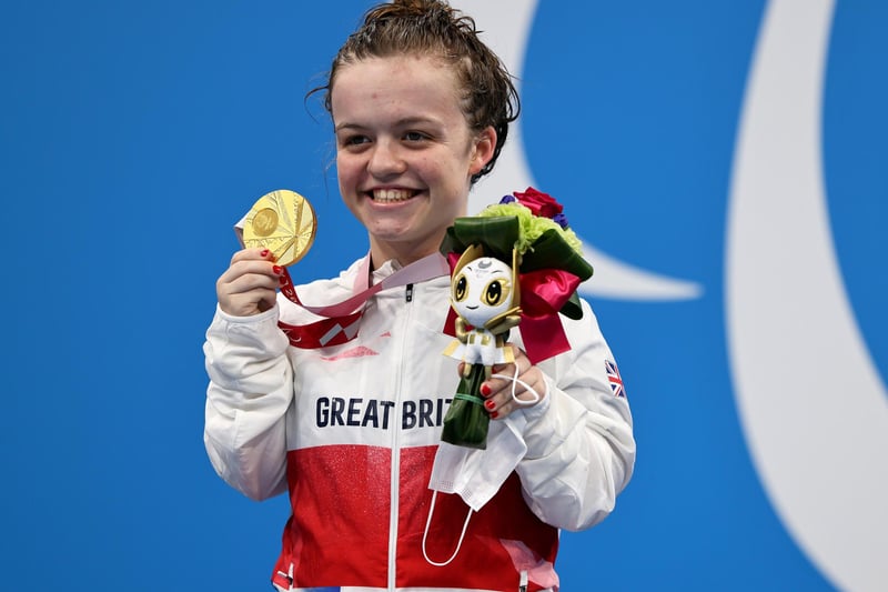 Born in Wollaston, Maisie rose to fame recently by winning two incredible gold medals in the Tokyo Paralympic games in 2021. The swimmer trains at Northampton Swimming Club.