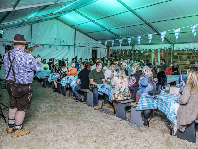 Oktoberfest celebrations at Delapre Abbey on Friday October 14, 2022.