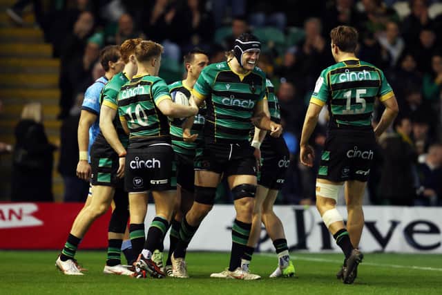 Saints were all smiles as they booked their semi-final spot (photo by Paul Harding/Getty Images) (Photo by Paul Harding/Getty Images)