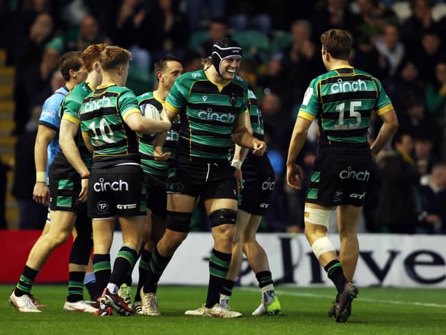 Saints were all smiles as they booked their semi-final spot (photo by Paul Harding/Getty Images) (Photo by Paul Harding/Getty Images)