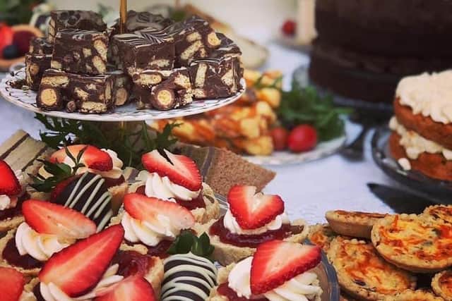 What started out as providing small tea parties for eight to 10 guests in their home has led to bookings for larger parties, weddings and corporate events for up to 400 people.